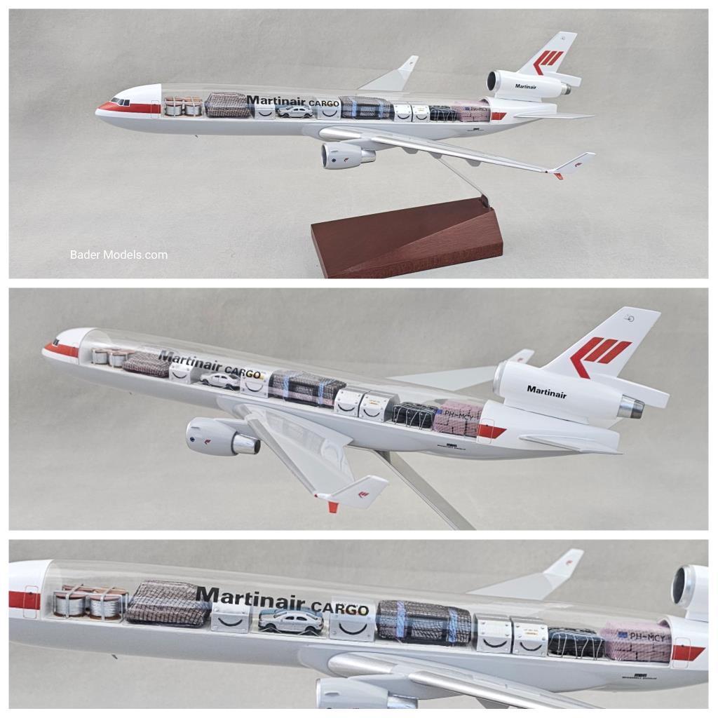 Martinair Cargo - MD-11F - (1:144) - 180° Clear Top